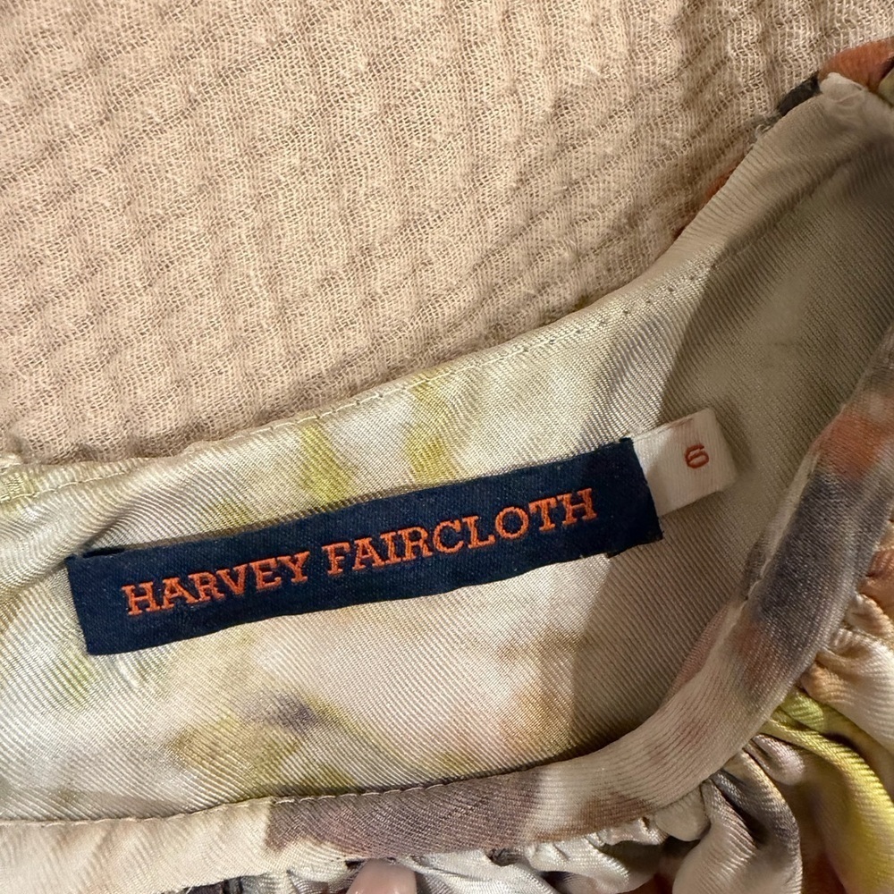 Harvey Faircloth Abstract Print Women’s Blouse - Picture 3 of 4